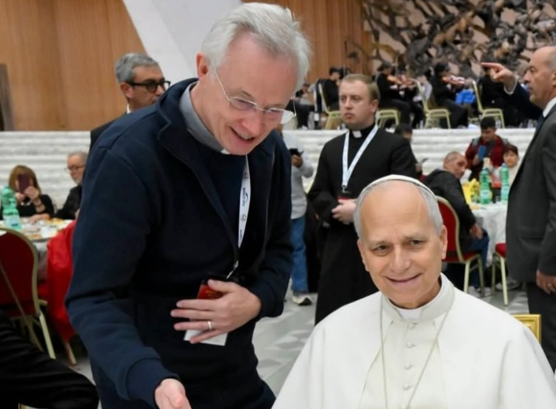Jubileu dos Pobres: Papa Leão XIV celebra almoço solidário ao lado de Tomas Mavric, Superior Geral dos Vicentinos