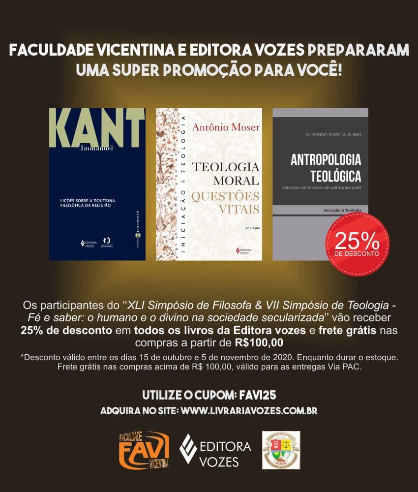 Promoção Livraria Vozes e FAVI